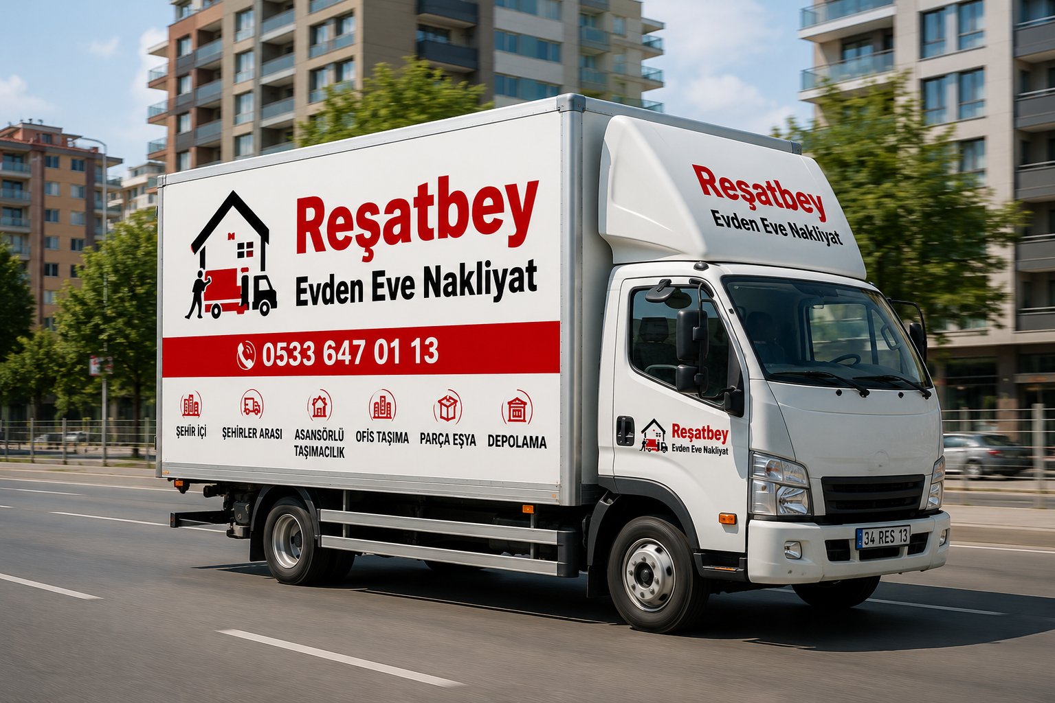 Reşatbey Evden Eve Nakliyat Kamyonu - Adana